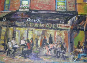 Painting of Camaje Bistro